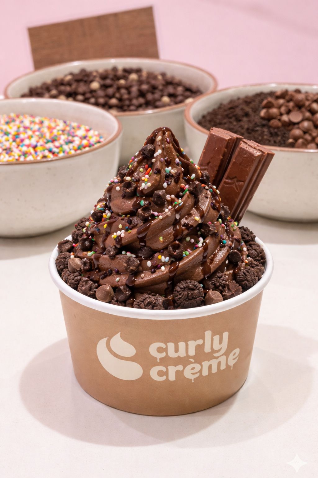 strawberry frozen yogurt